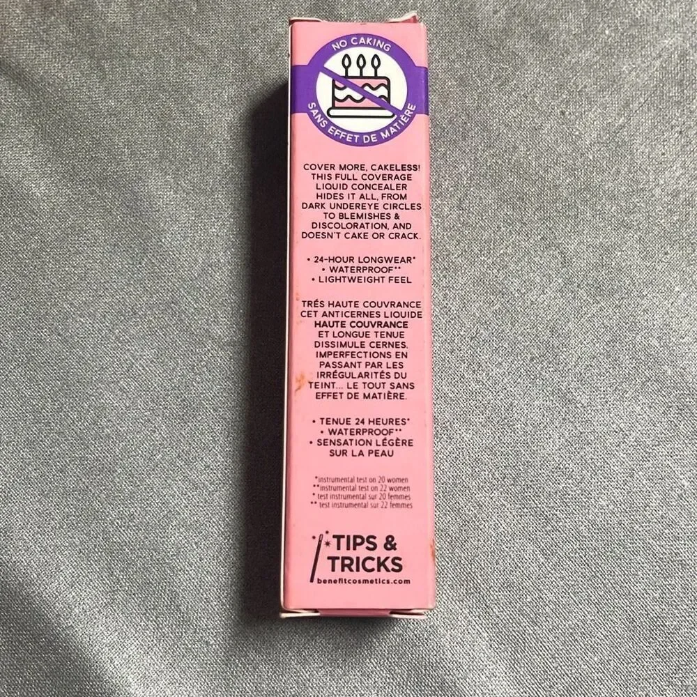 Benefit Boi-ing Cakeless Waterproof Concealer #17 Your Way Deepest-Dark Warm NEW